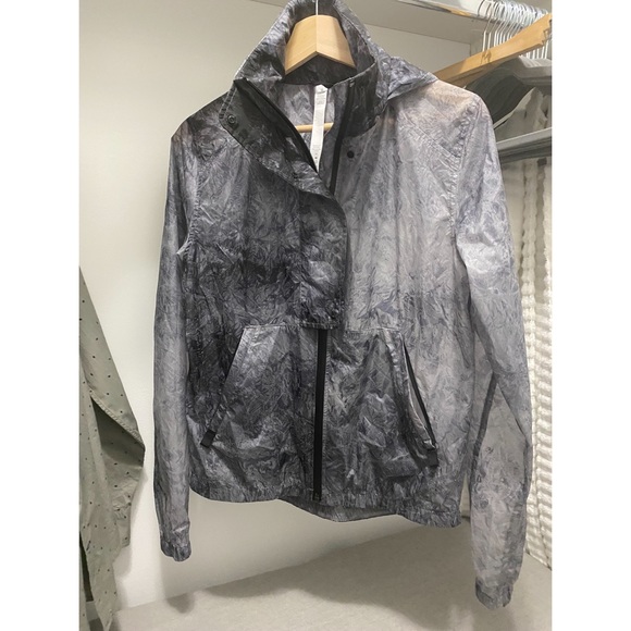 Lululemon Grey Rain Jacket - Picture 2 of 6